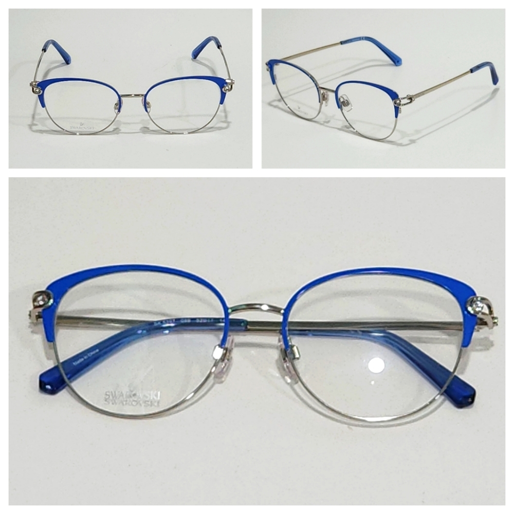 SWAROVSKI SK5397, Blue ,Cat-Eye  Eyewear Frame